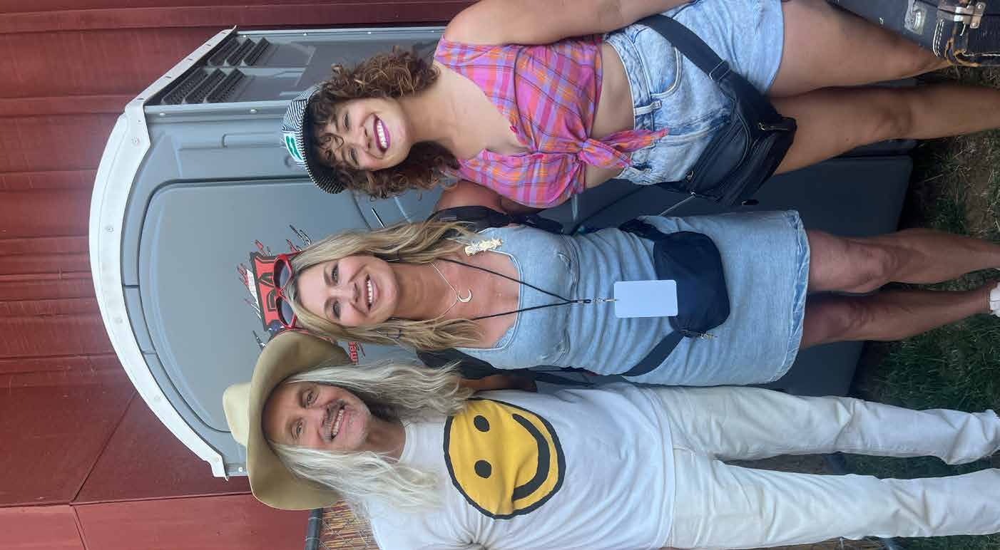 Stephanie Florian with Anna Moss and Steve Poltz at High Sierra