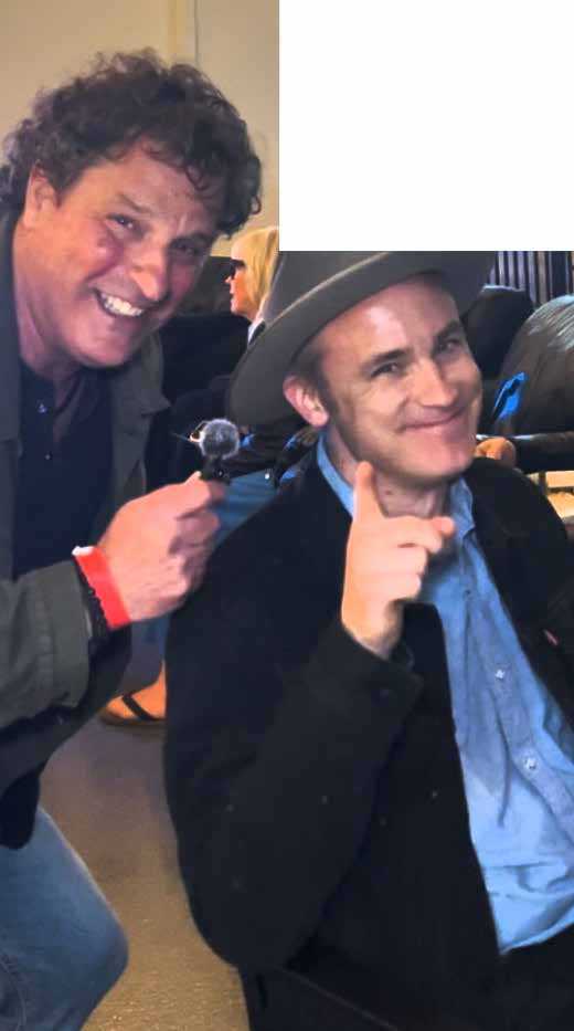 Gord Kushner with Scott Smith at the Barn Burner